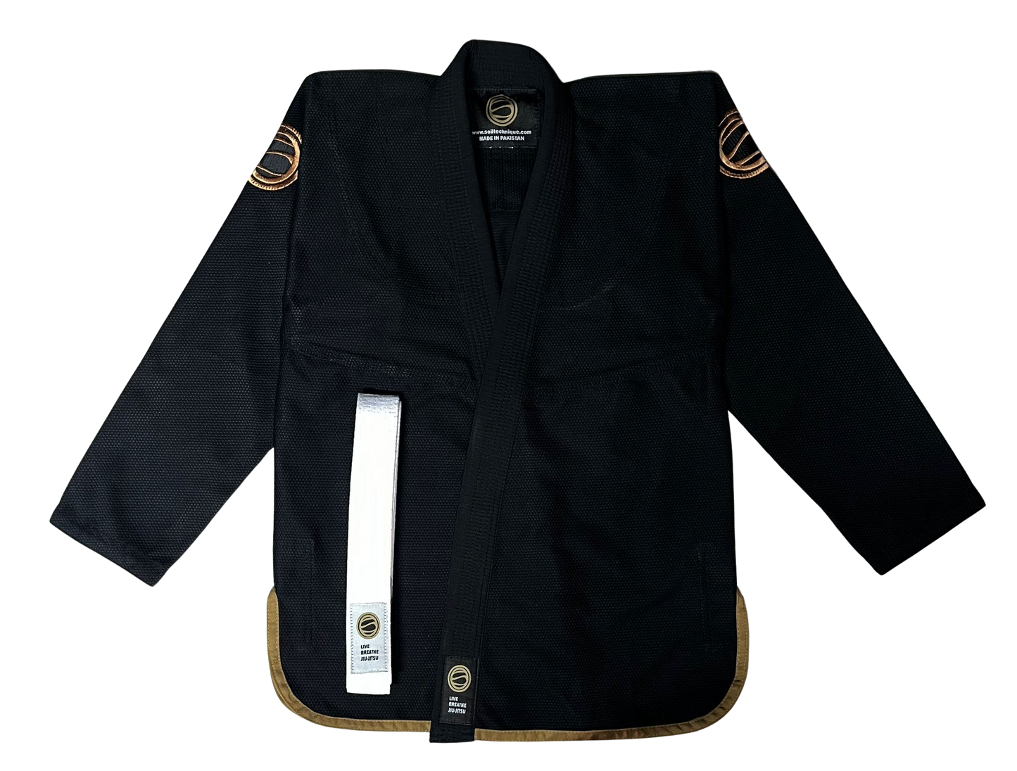 Soiltechnique Kimono Breathe Jiu-Jitsu Negro- Marrón