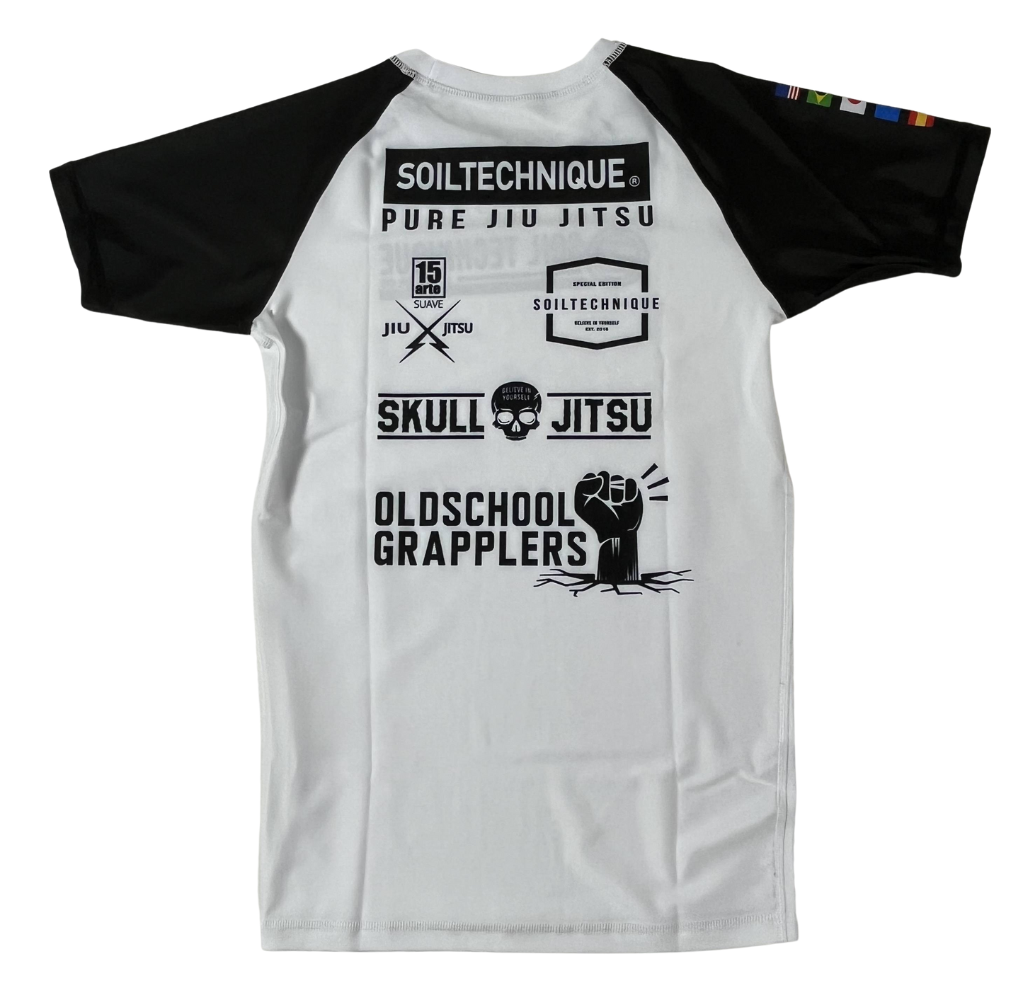 Soiltechnique Rashguard Logo Blanco Negro