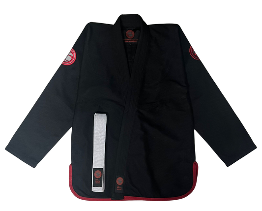 Soiltechnique Kimono Breather Jiu-Jitsu Negro-Rojo