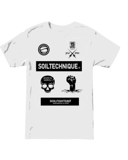 Soiltechnique Pure Jiu-Jitsu T-Shirt Blanco