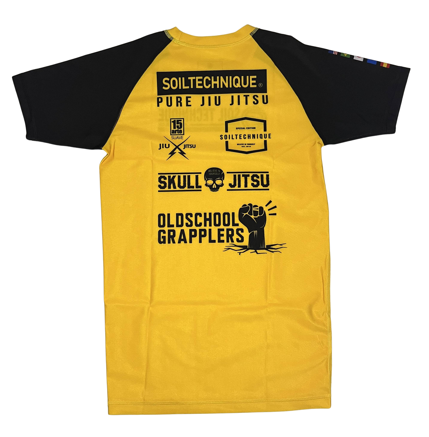 Soiltechnique Rashguard Logo Amarillo