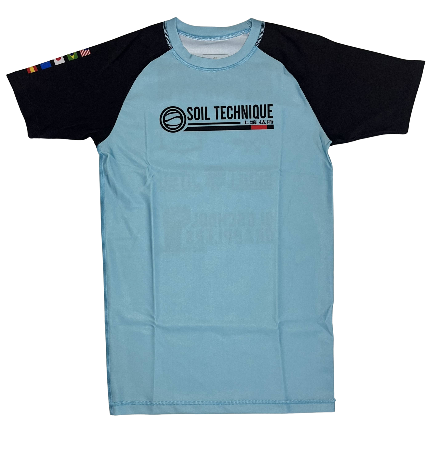 Soiltechnique Rashguard Logo Celeste