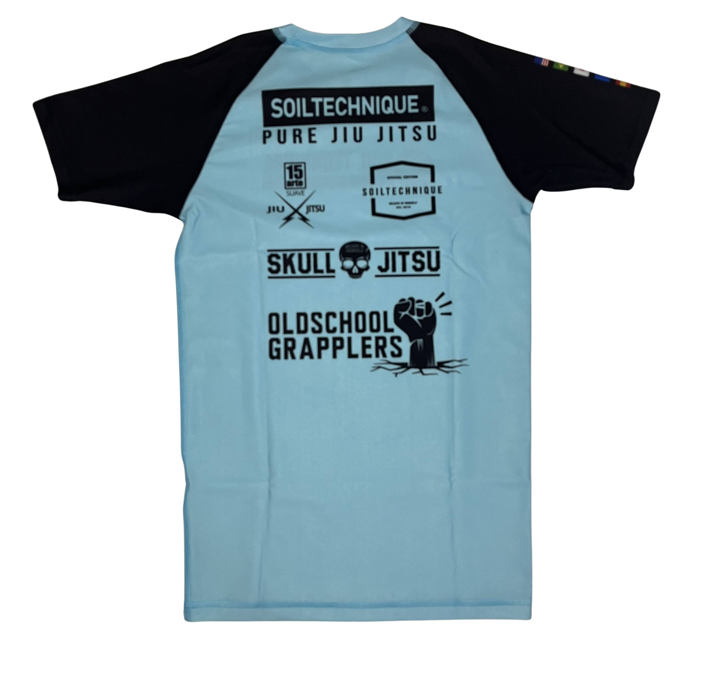 Soiltechnique Rashguard Logo Celeste