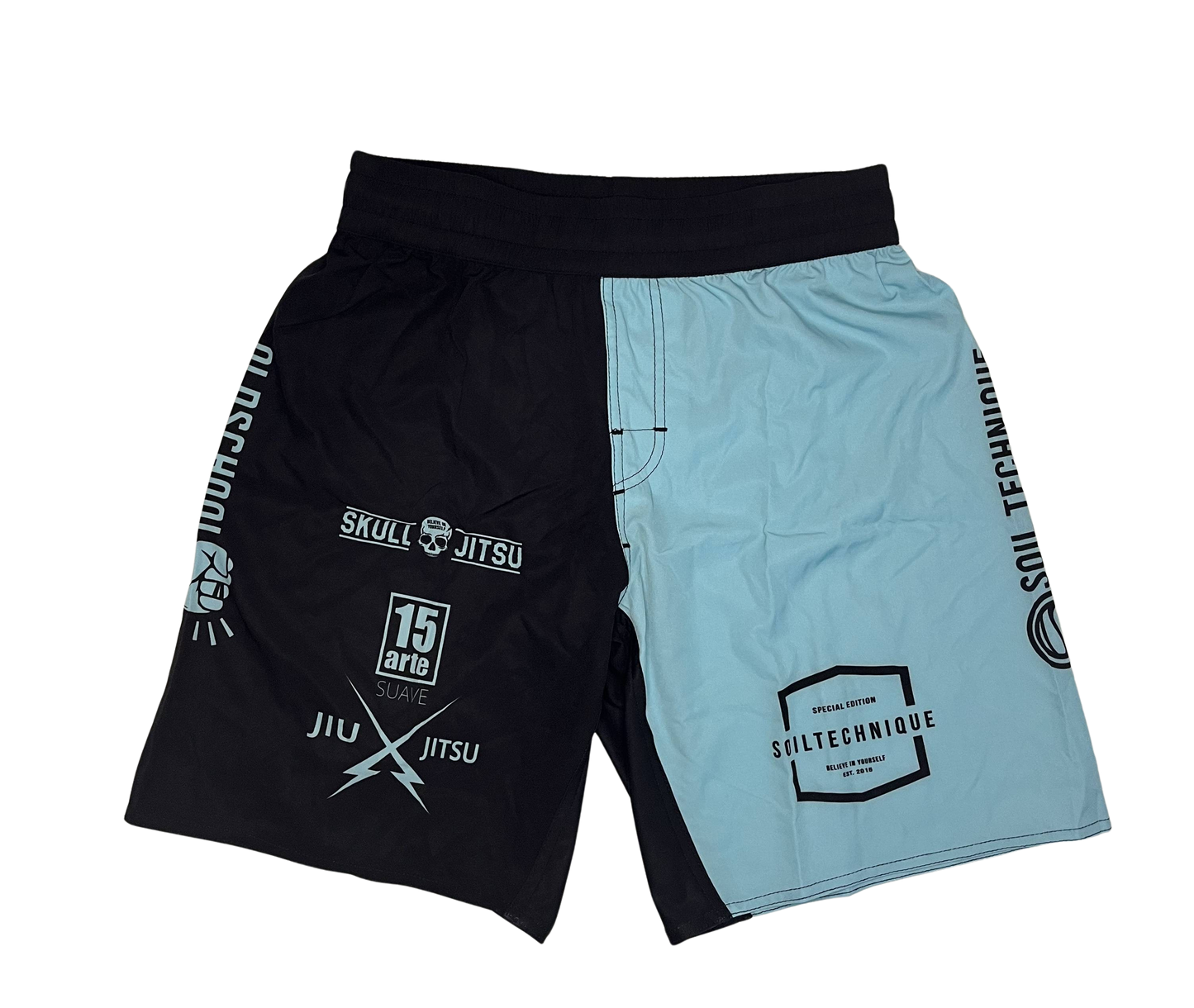 Soiltechnique Grappling Short Logo Celeste