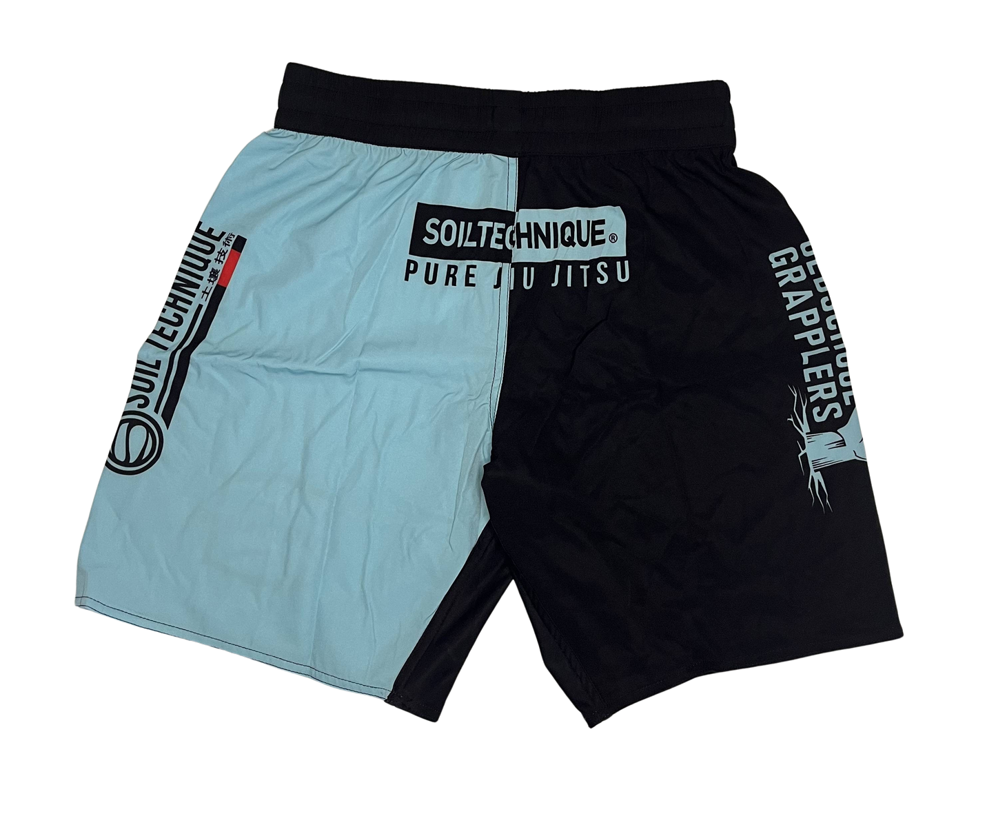 Soiltechnique Grappling Short Logo Celeste