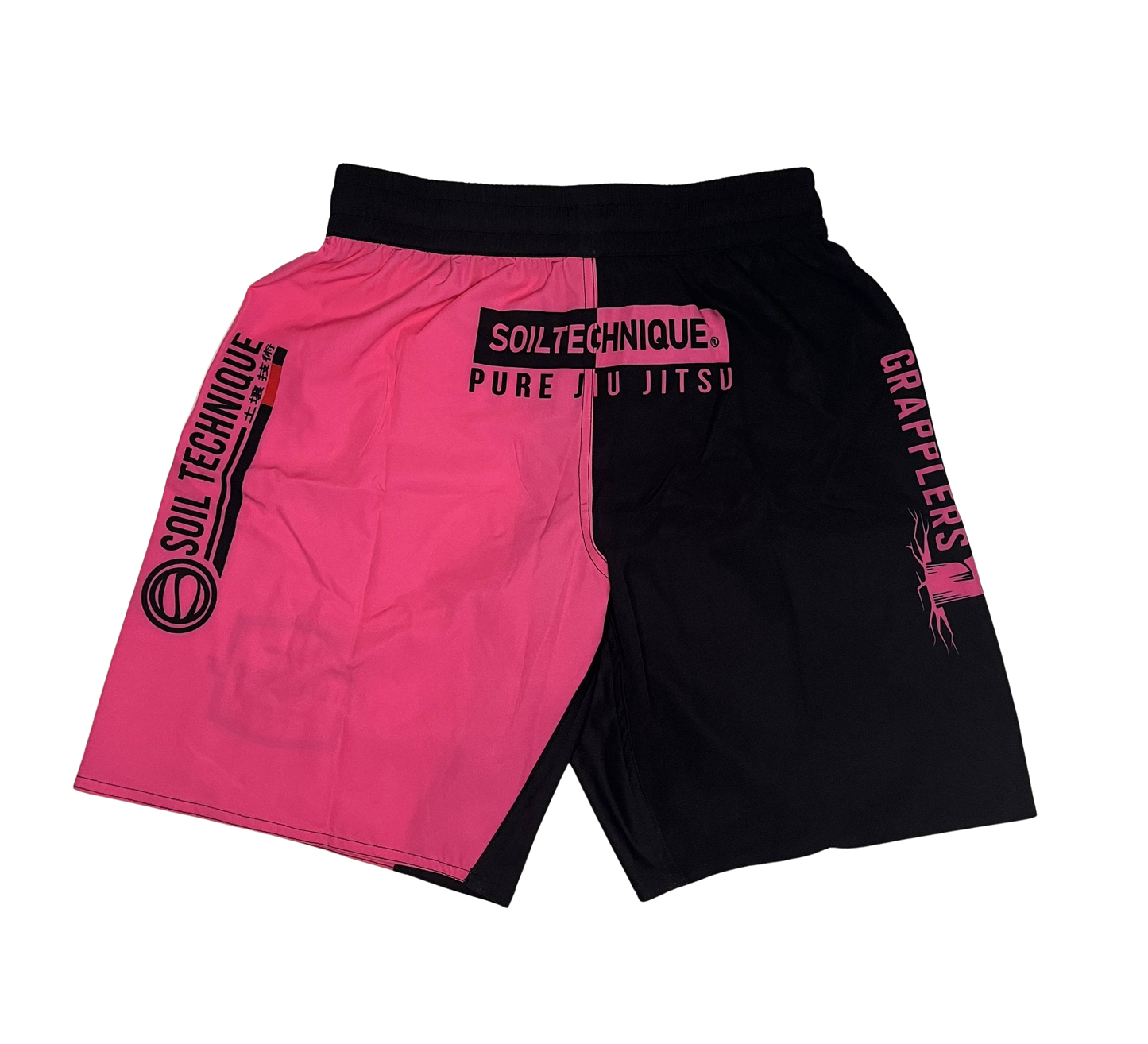 Soiltechnique Grappling Short Logo Rosa