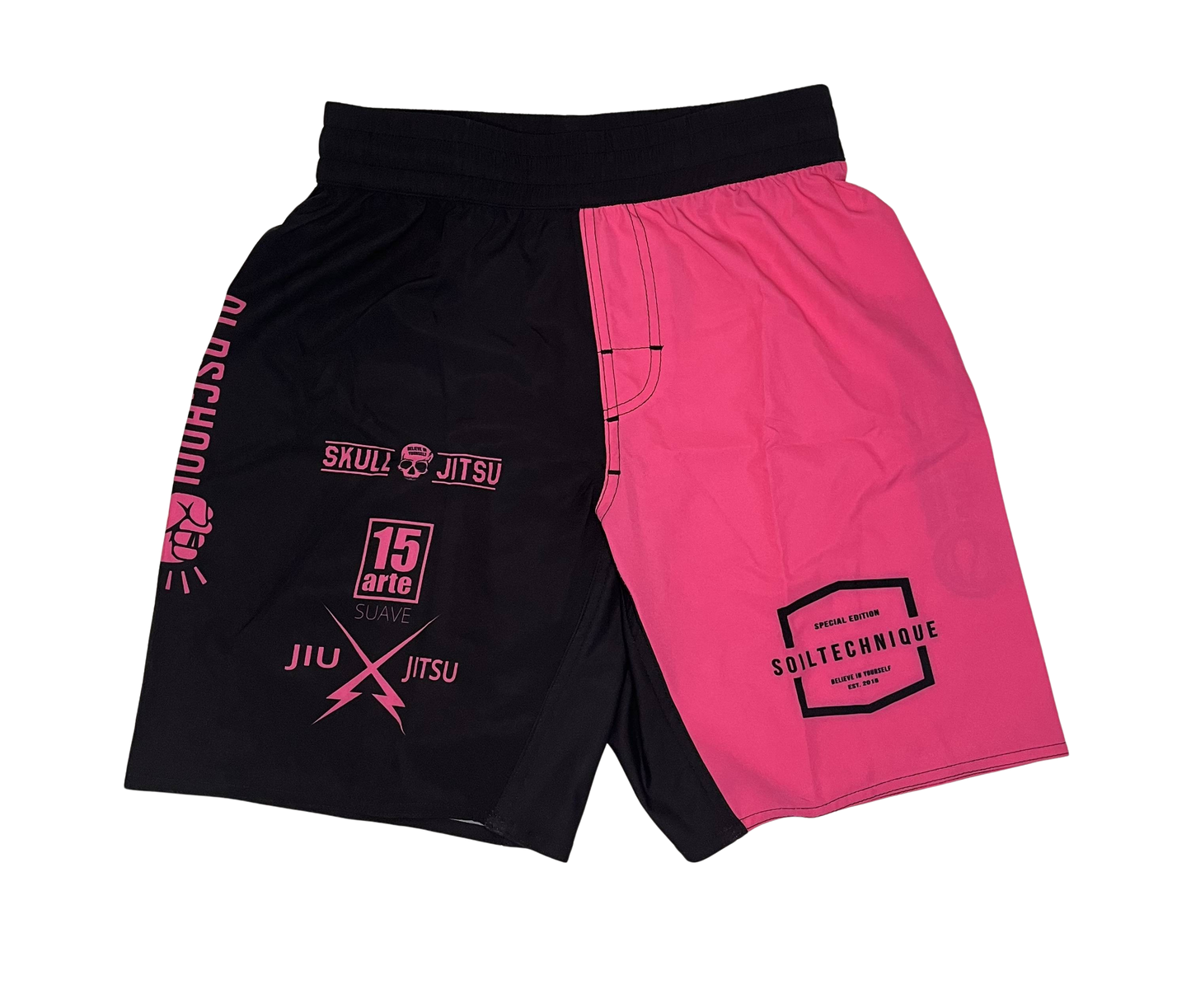 Soiltechnique Grappling Short Logo Rosa